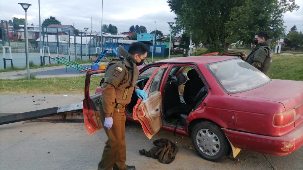 RECUPERAN VEHICULO ROBADO EN LAS ANIMAS